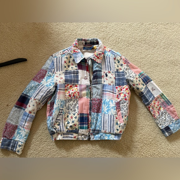 Polo Ralph Lauren Jackets & Blazers - Polo Ralph Lauren Multicolor Patchwork Jean Jacket